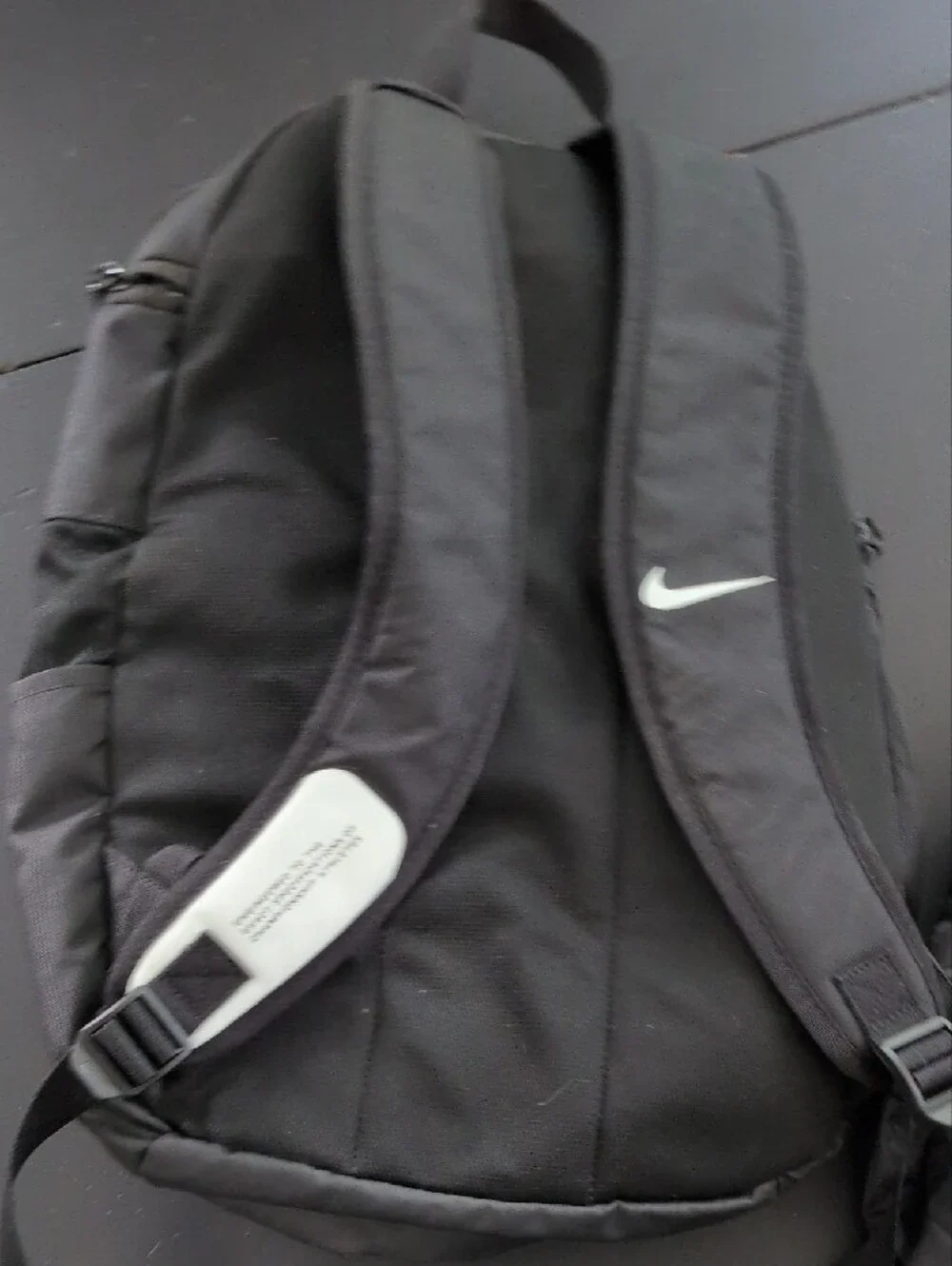 Nike Black Soccer Backpack with rain cover